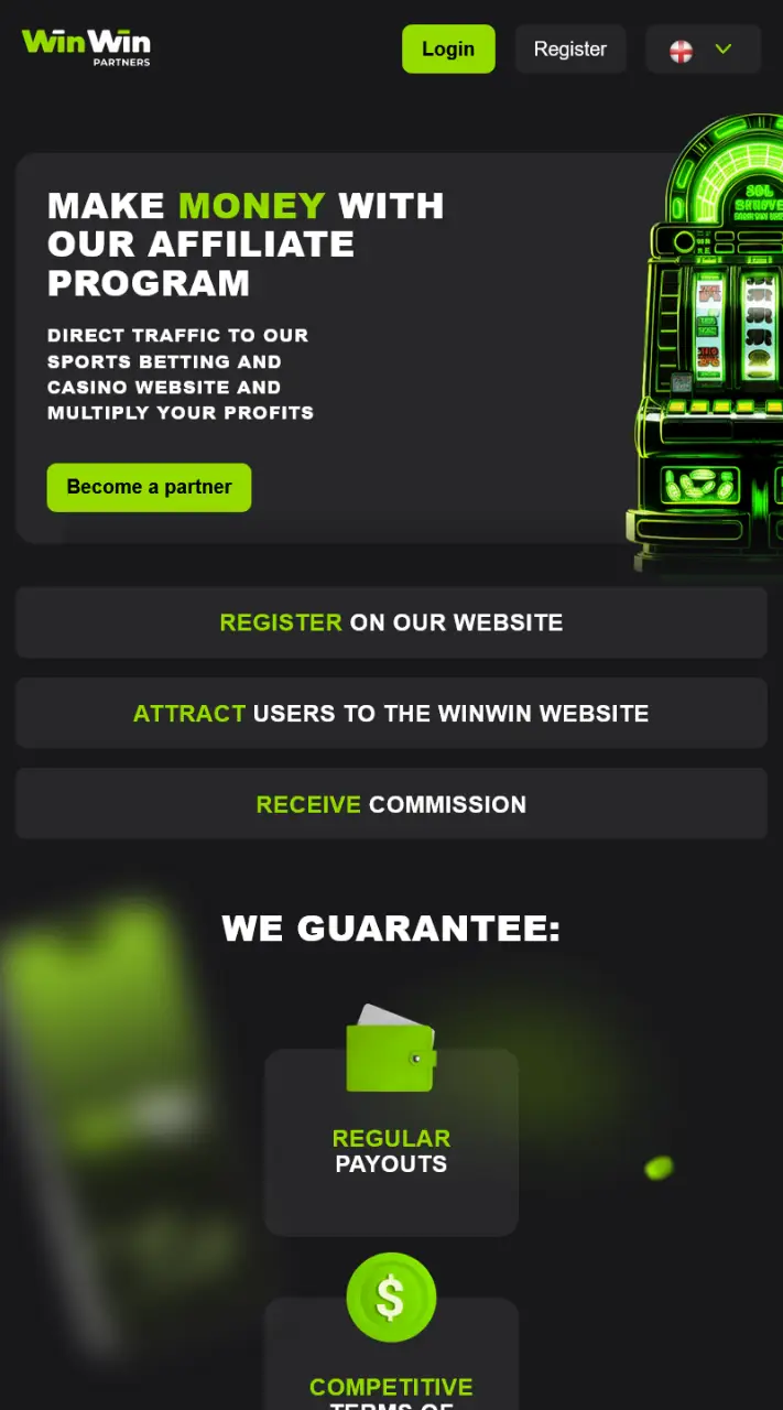 Open the WinWin Partners wensite.