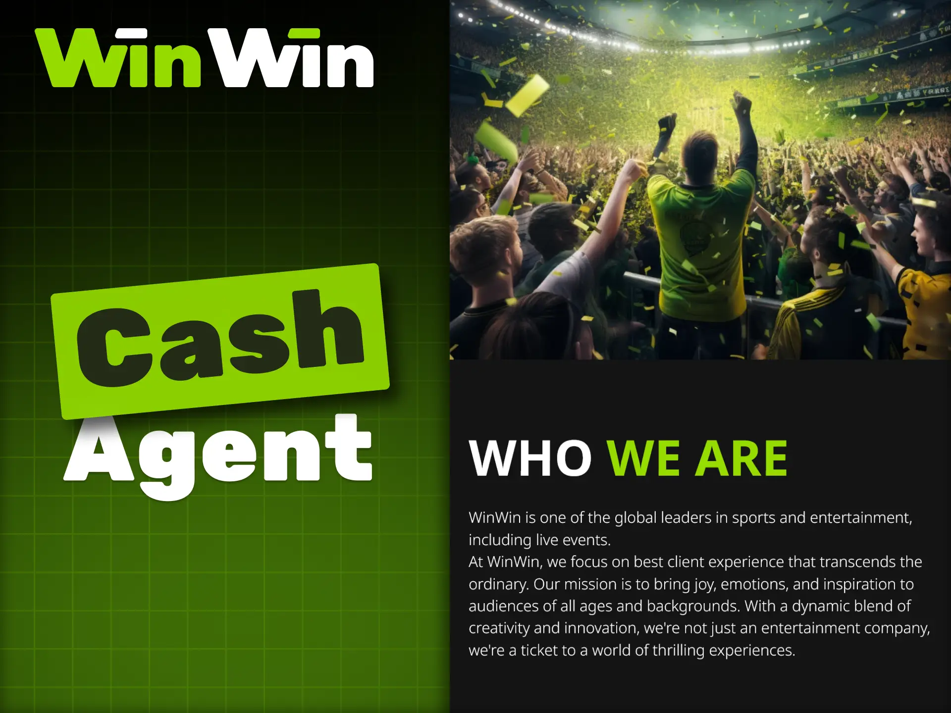 Take advantage of earning opportunities as a WinWIn Agent.