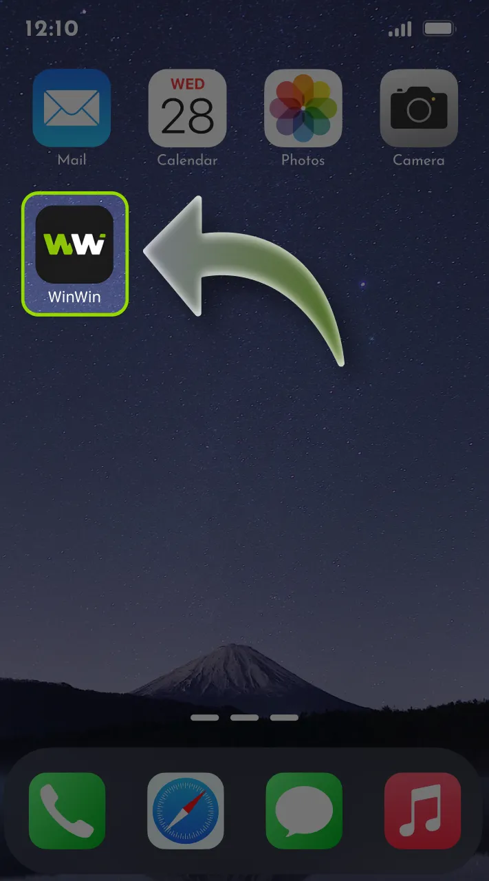 Install the WinWin app for iOS and enjoy online betting.