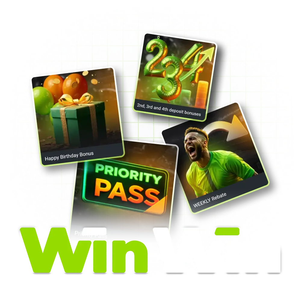 Take advantage of various bonuses at WinWin.