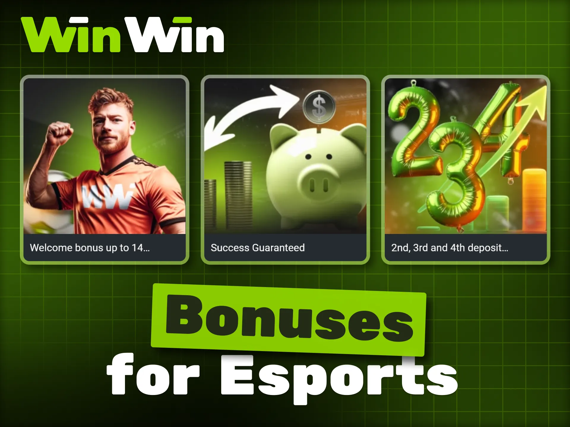 Get a nice bonus for eSports betting at WinWin.
