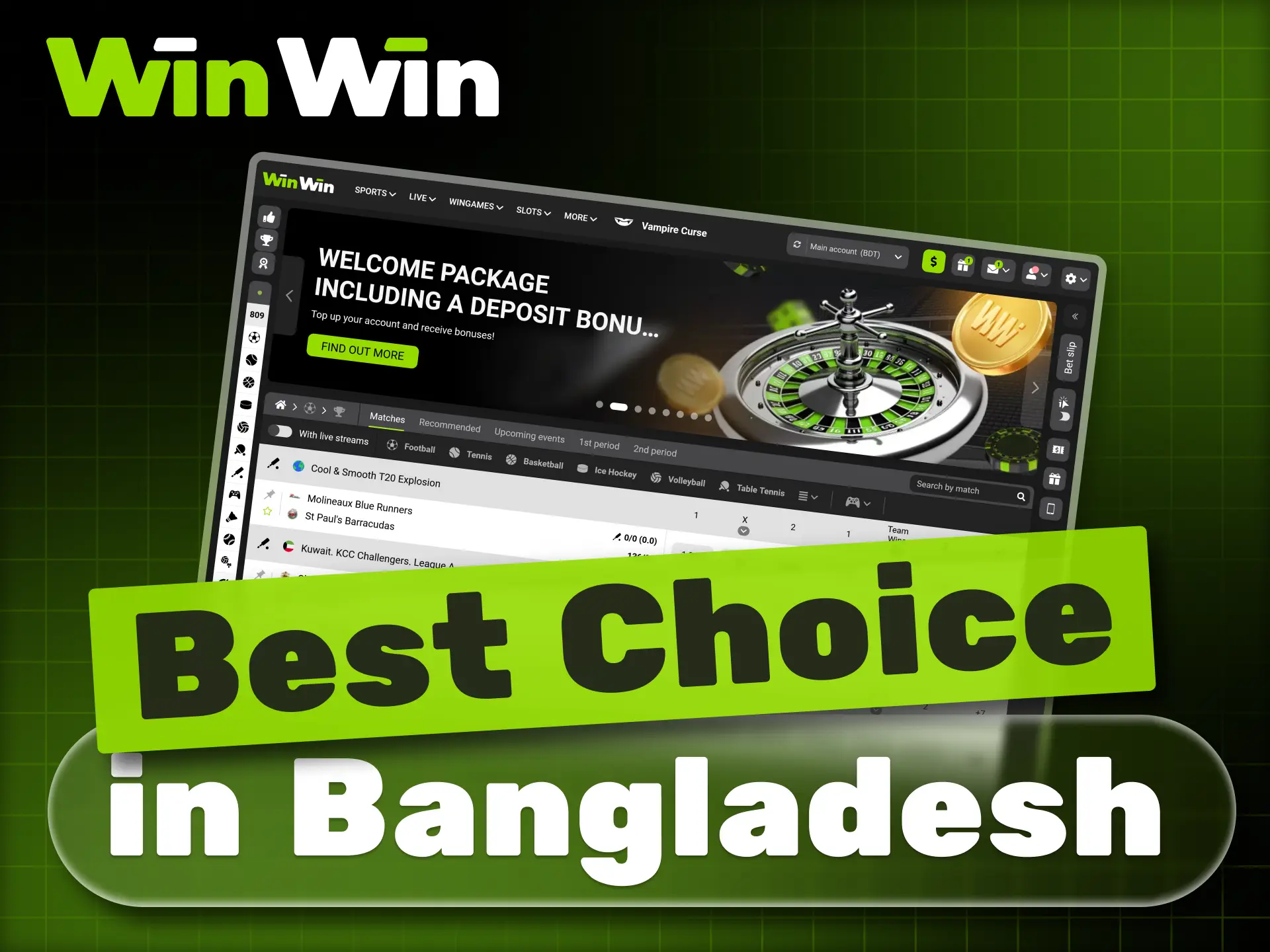 WinWin casino is a great platform for players in Bangladesh.