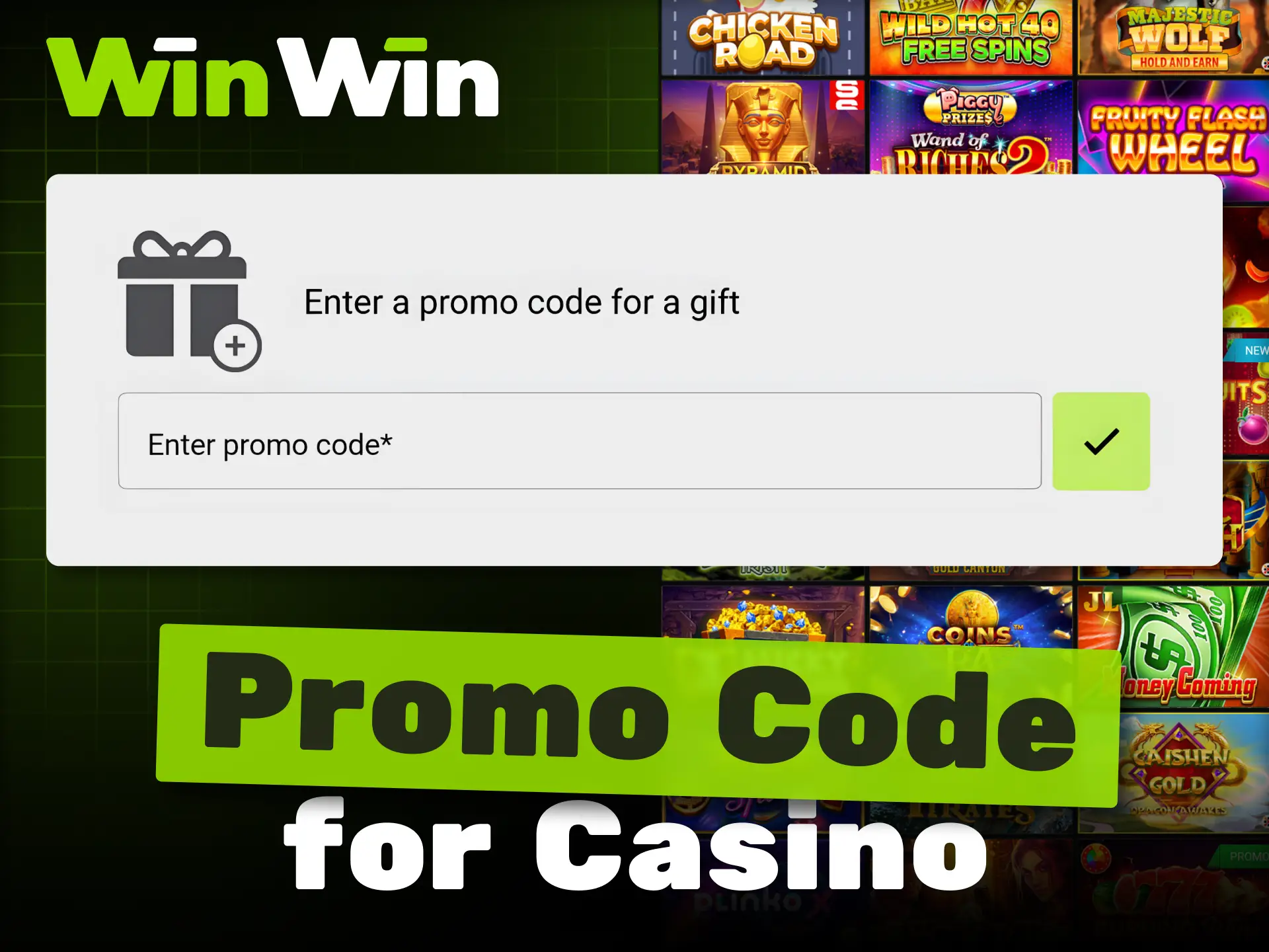 Take advantage of the WinWin promo code to elevate your casino gaming success.