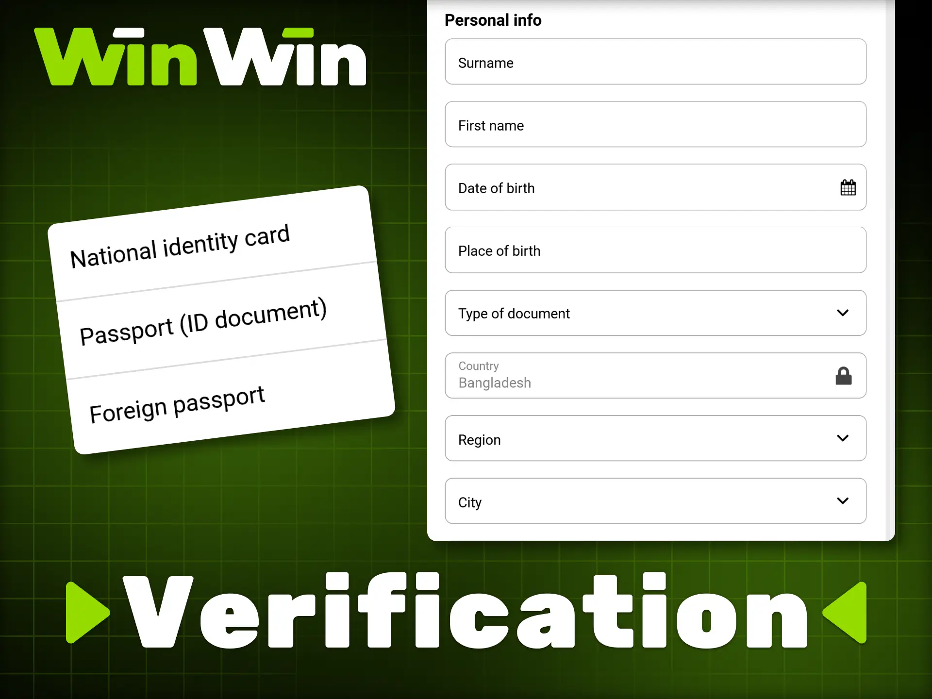 Verify your account to get the most out of WinWin’s features.