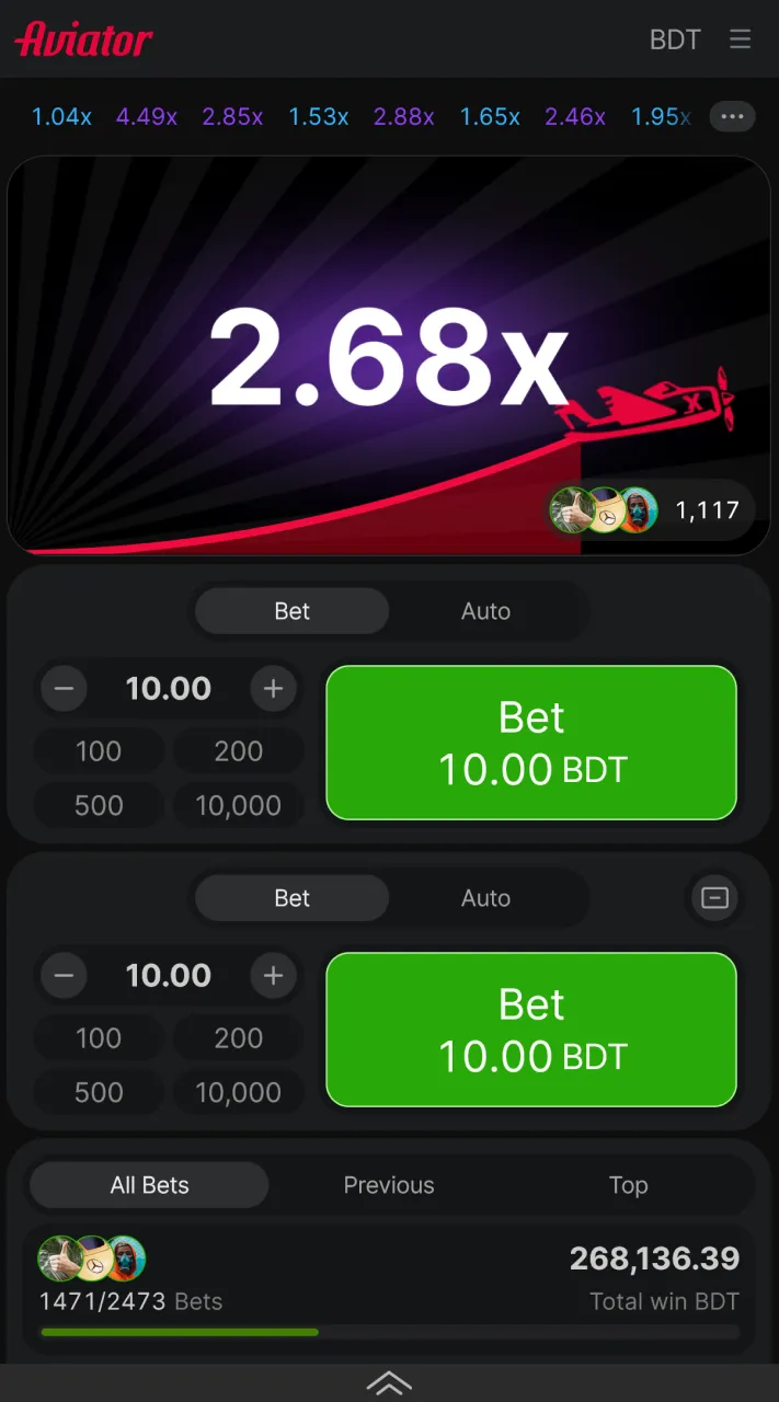 Enjoy your gaming session with Aviator at WinWin.