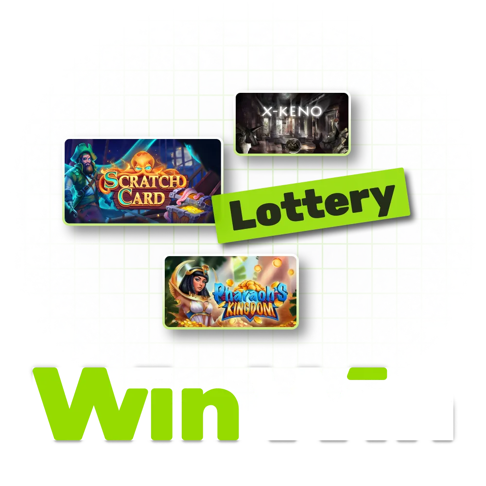 Put your luck to the test with WinWin's lottery games.