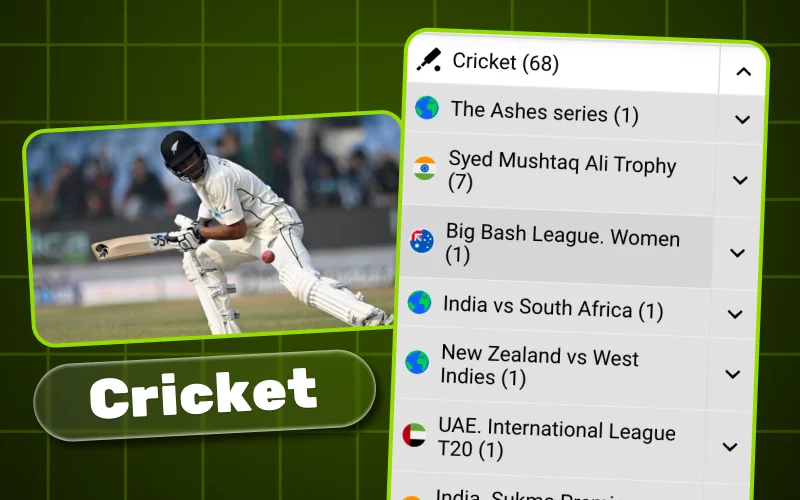 Bet on cricket at WinWin with IPL, BPL, and international matches.